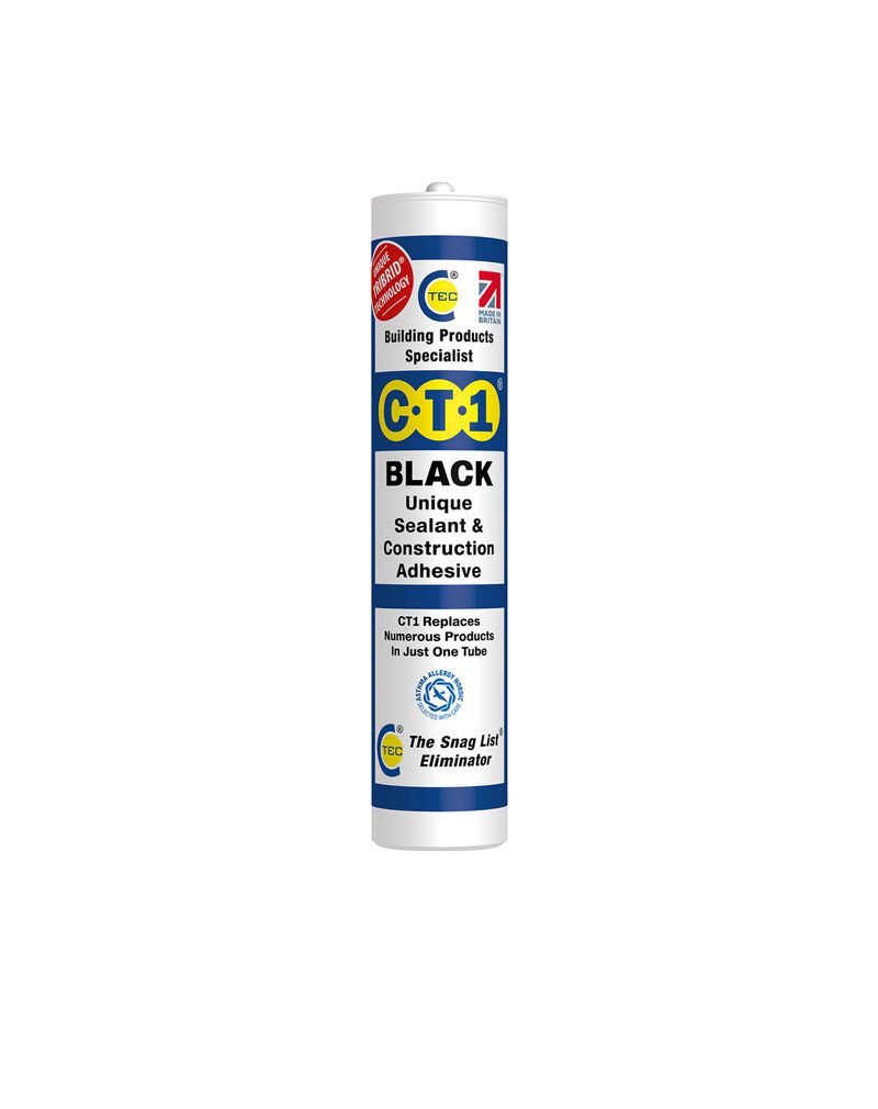 CT1BLACK Ct1 Adhesive & Sealant 290ml Black - Image 1