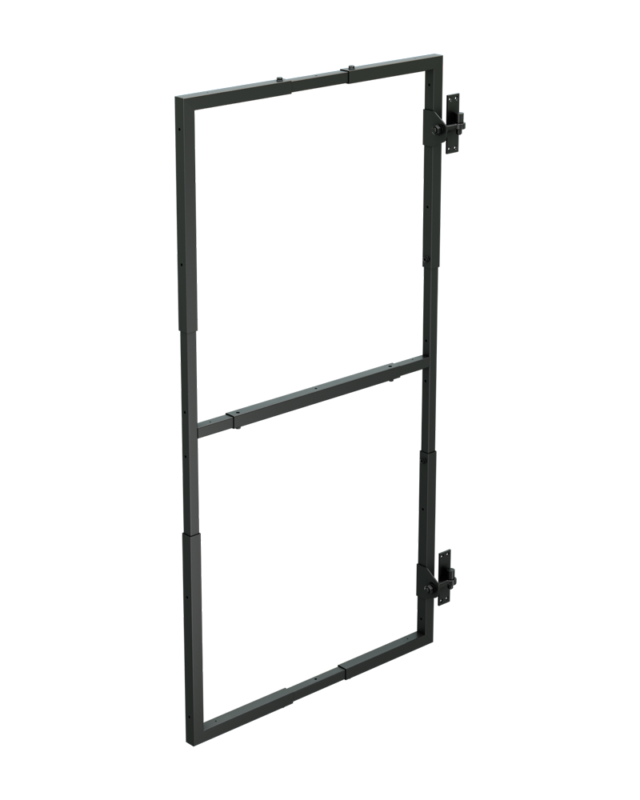 adjustable steel gate frame kit