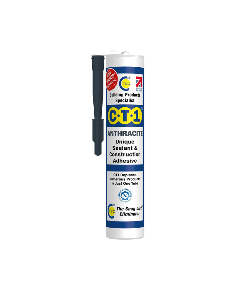 anthracite Ct1 Adhesive & Sealant 290ml Anthracite - Image 1
